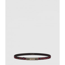 디올 매끄러운 버클 소가죽 벨트 B0109