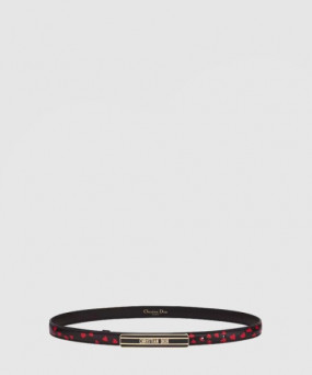 디올 매끄러운 버클 소가죽 벨트 B0109