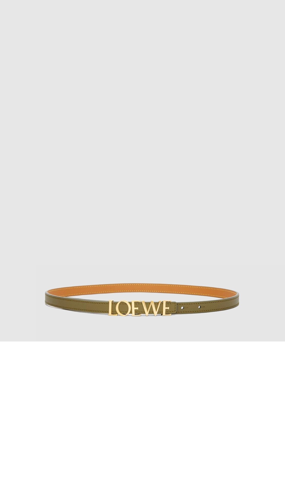 로에베 스무스 카프스킨 벨트