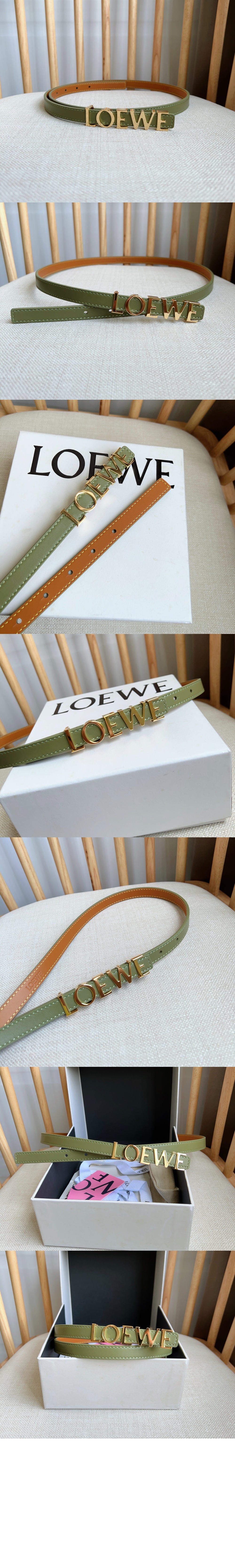 로에베 스무스 카프스킨 벨트