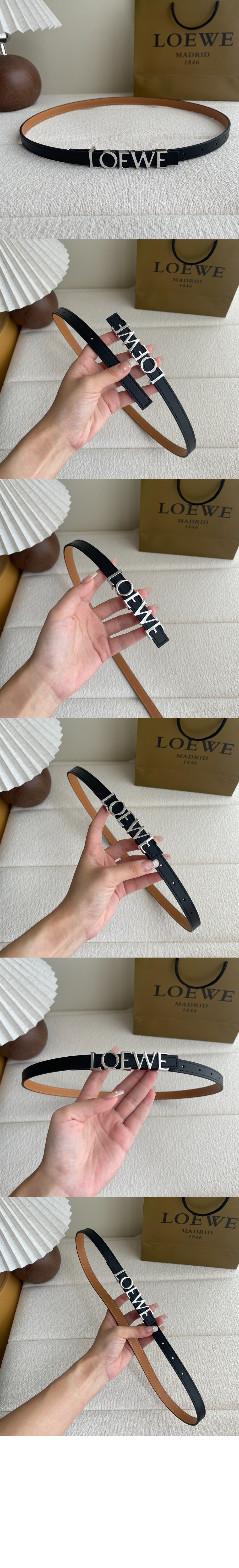 로에베 스무스 카프스킨 벨트
