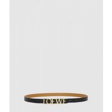 로에베 곡물 소가죽 벨트