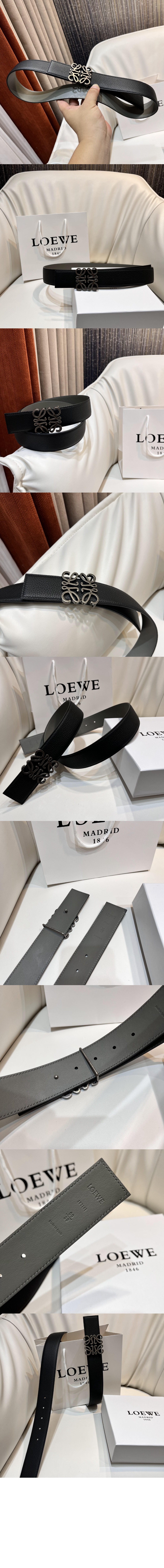 로에베 리버서블 애너그램 벨트