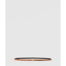 로에베 매끄러운 송아지 가죽 벨트