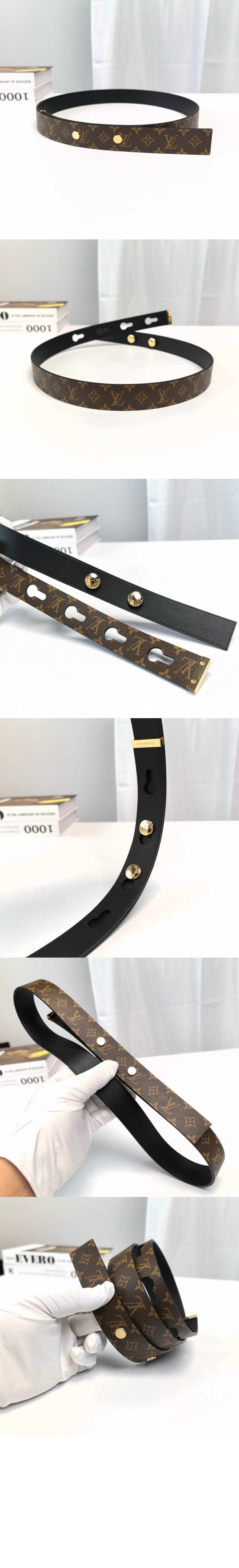 루이비통 스터드 벨트 M8610U