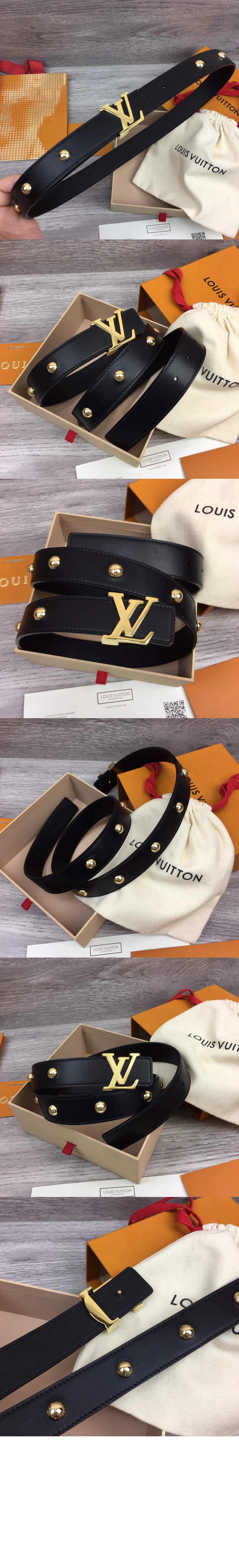 루이비통 LV 이니셜 스터드 리버서블 벨트 M8242U