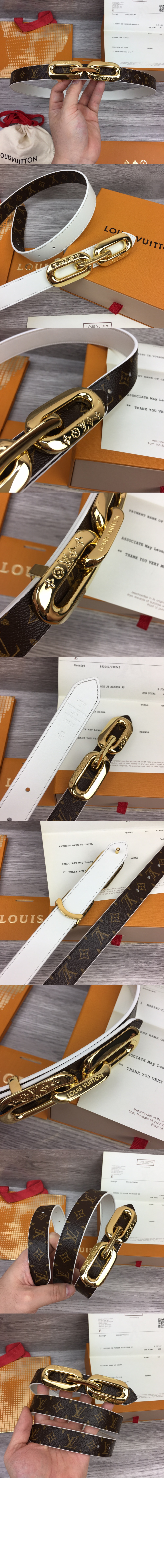 루이비통 LV 에지 리버서블 벨트 M0691W