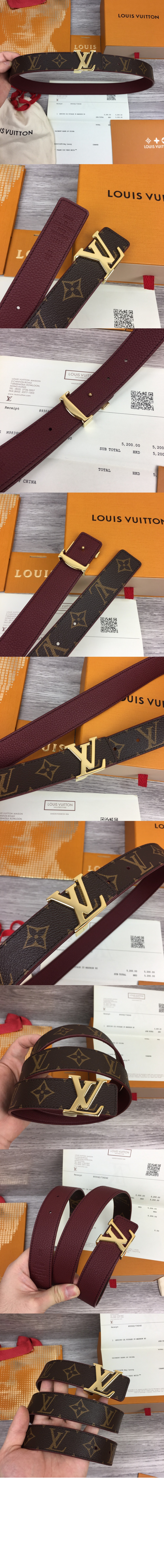 루이비통 LV 이니셜 리버서블 벨트 M0561W