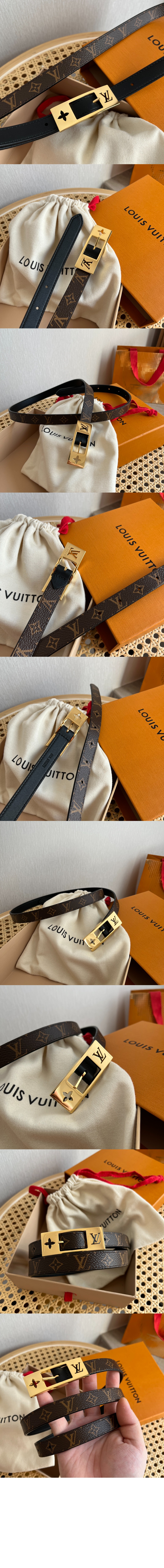 루이비통 LV 듀오 리버서블 벨트 M8296W