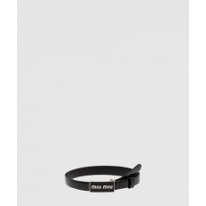 미우미우 광택이 나는 가죽 벨트 5CC528