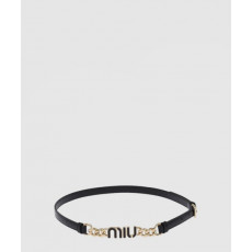 미우미우 로고 체인 벨트 5CC527