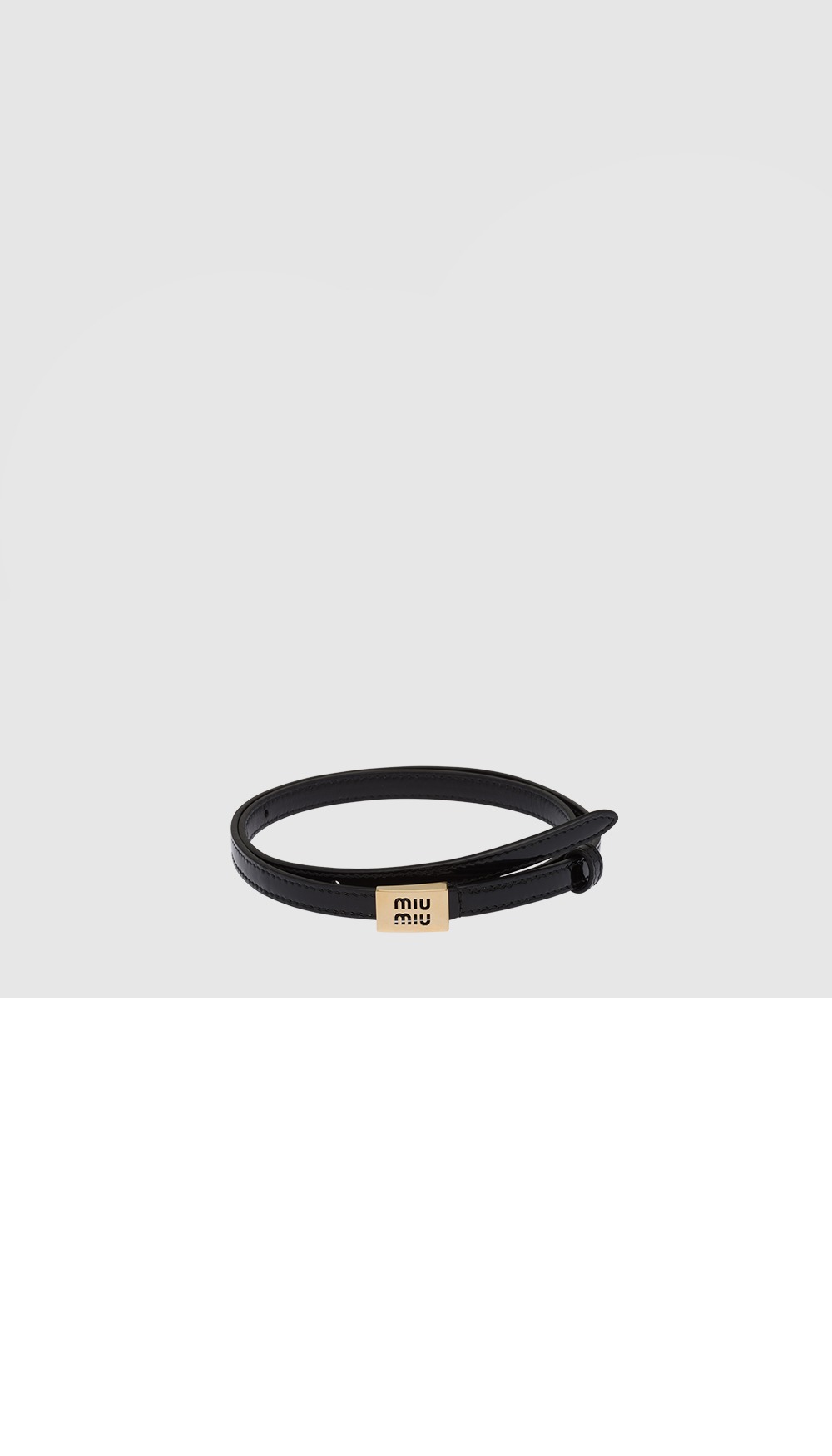 미우미우 가죽 벨트 5CC549