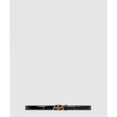 발렌시아가 크로커 엠보 소가죽 벨트 640450