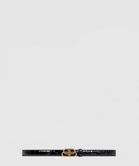 발렌시아가 크로커 엠보 소가죽 벨트 640450