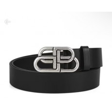 발렌시아가 BB 로고 라지 570370 1CH0B 1000 가죽 벨트