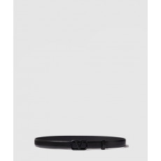 발렌티노 브이로고 시그니처 유광 송아지 가죽 벨트