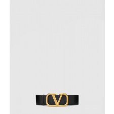 발렌티노 유광 송아지 가죽 브이로고 시그니처 리버시블 벨트