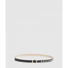 발렌티노 가죽 스터드 벨트