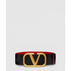 발렌티노 유광 송아지 가죽 브이로고 시그니처 리버시블 벨트