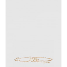 발렌티노 브이로그 로고 체인 벨트