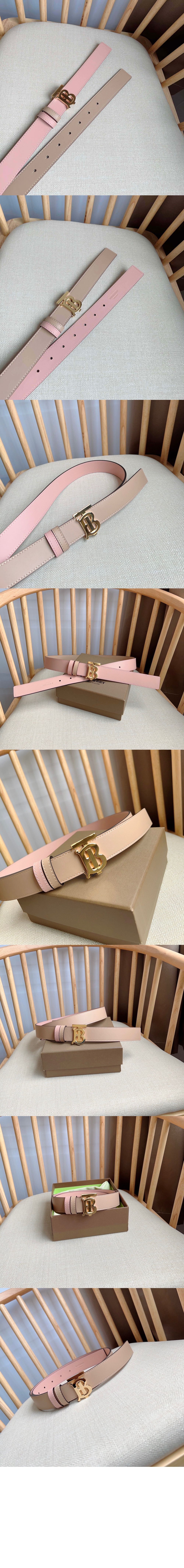 버버리 리버시블 레더 TB 벨트 80660521