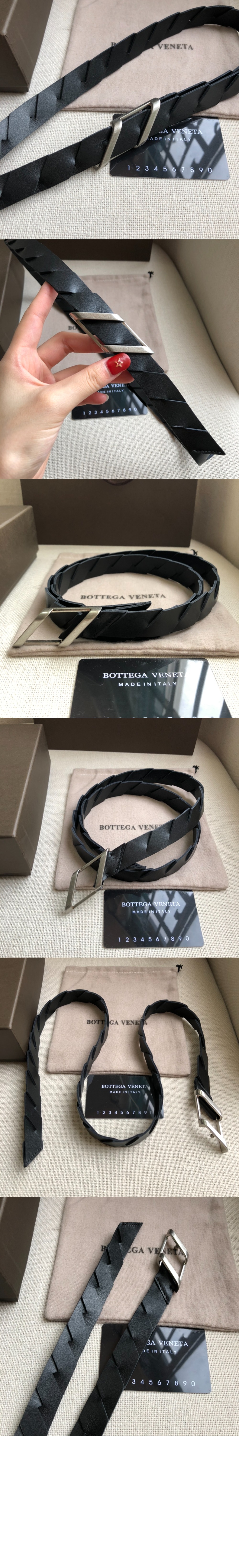 보테가베네타 슬랜티드 패널 웨이스트 벨트 620106