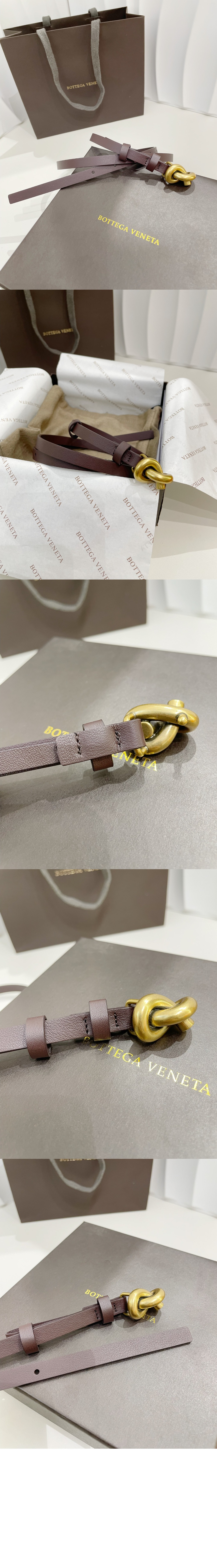 보테가베네타 놋 벨트 743753