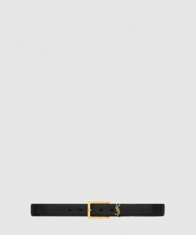 생로랑 그레인 램스킨 소재의 CASSANDRE 벨트 789588
