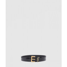 생로랑 매끄러운 가죽 벨트 634437