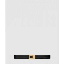 생로랑 악어 엠보 가죽 버클 협벨트 658518