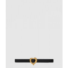 생로랑 칠한 비단 가죽 하트 모양 벨트 650322