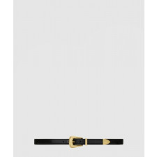 생로랑 브러쉬드 가죽 소재의 FOLK 버클 벨트 756414