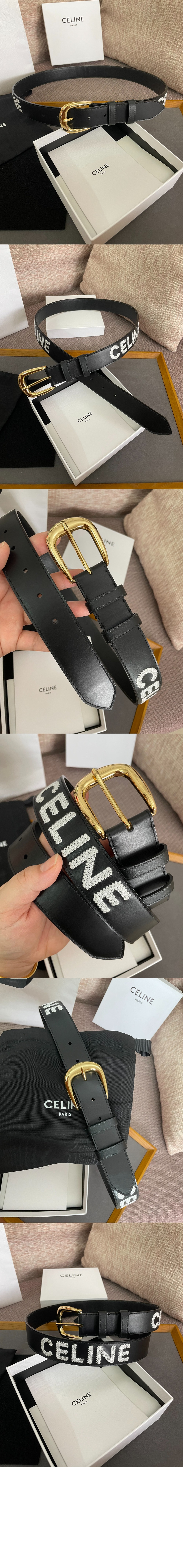 셀린느 라지 웨스턴 벨트 45BCP3