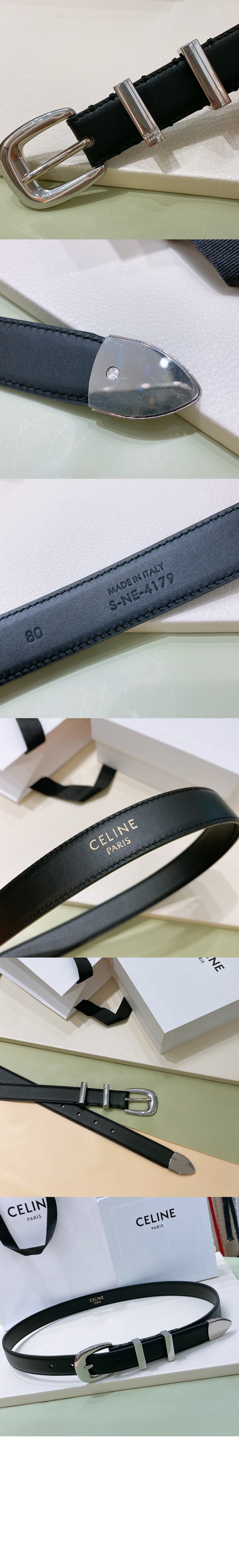 셀린느 미듐 웨스턴 벨트 45BAG3