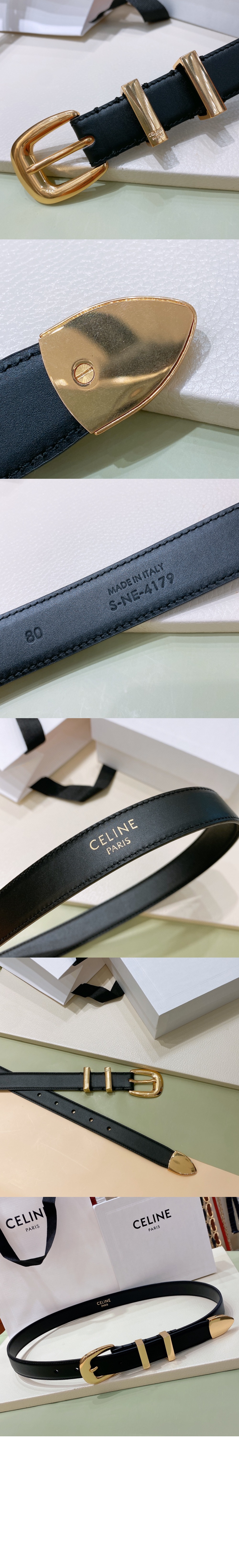 셀린느 미듐 웨스턴 벨트 45BAG3