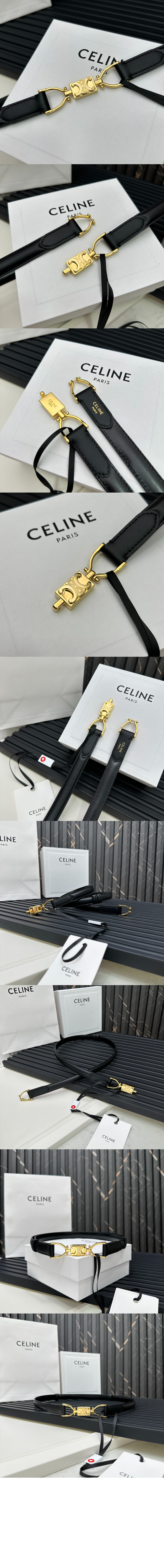 셀린느 스몰 블록 트리옹프 벨트 45APH3