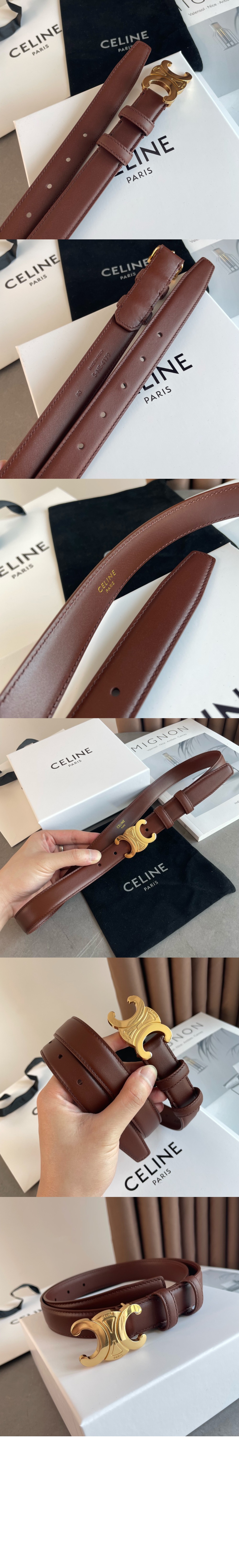 셀린느 미디엄 트리옹프 벨트 45AK93