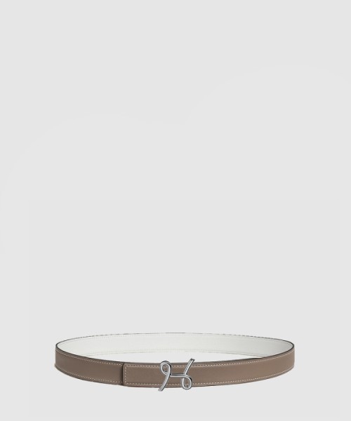 에르메스 H 커시브 리버서블 벨트