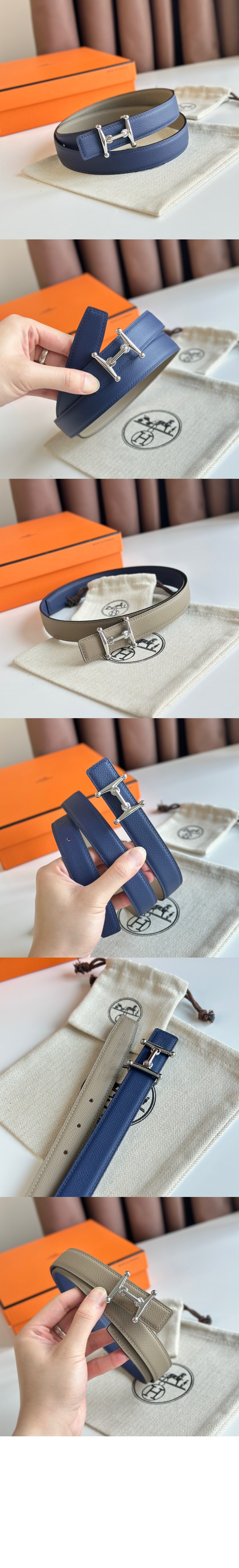 에르메스 모르스 리버서블 벨트