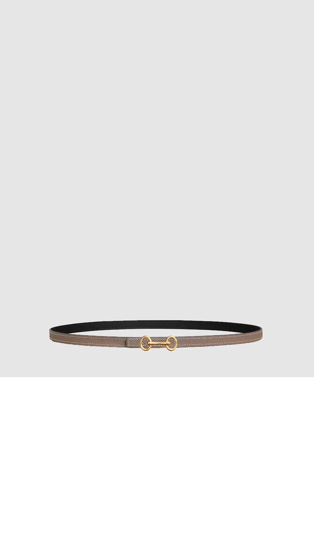 에르메스 헤리티지 버클 양면 가죽 벨트