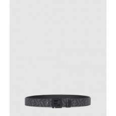 펜디 FF 블랙 가죽 리버서블 벨트 7C043