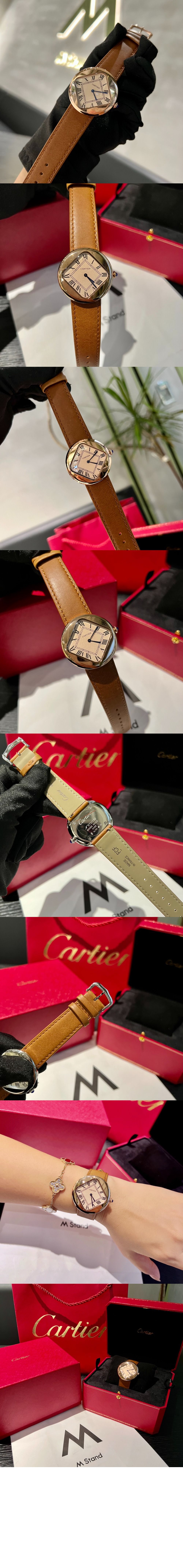 까르띠에 페블형 워치 36 WGPB0003