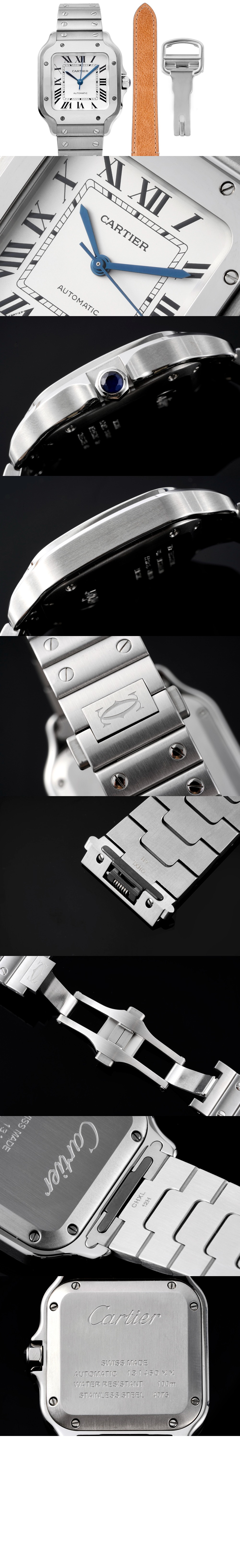 까르띠에 산토스 드 까르띠에 워치 35 WSSA0010