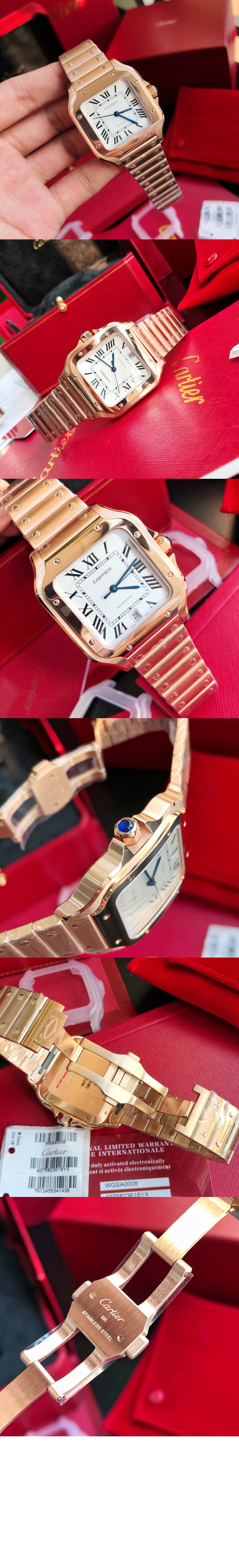 까르띠에 산토스 드 까르띠에 워치 35 WGSA0031