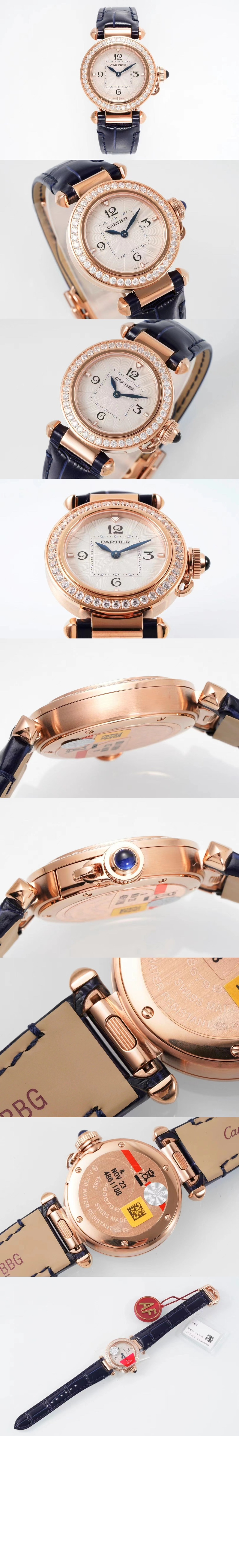 까르띠에 파샤 드 까르띠에 워치 35 WJPA0012