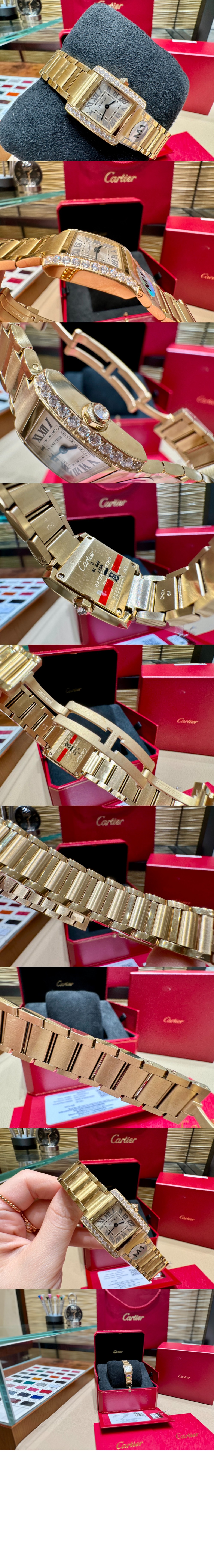 까르띠에 탱크 프랑세즈 금통 26 WJTA0039