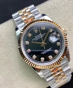 롤렉스 데이저스트 41mm 검판 10P 옐로우골드 콤비