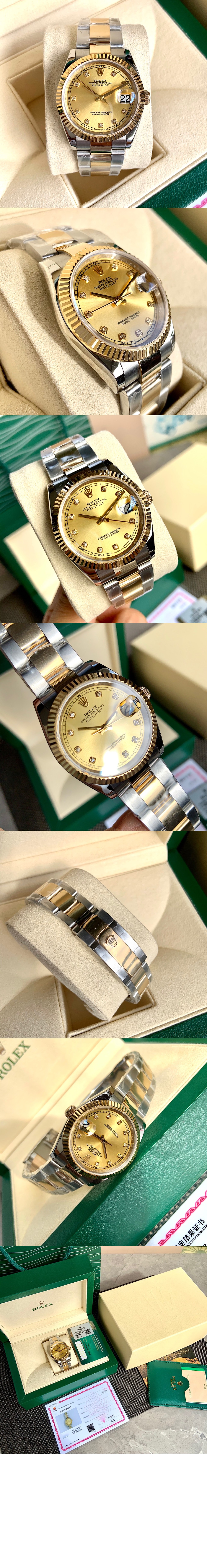 롤렉스 데이저스트 콤비 36 126233