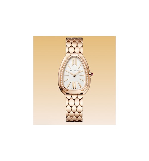 불가리 세르펜티 세두토리 워치 다이아 로즈골드 33mm