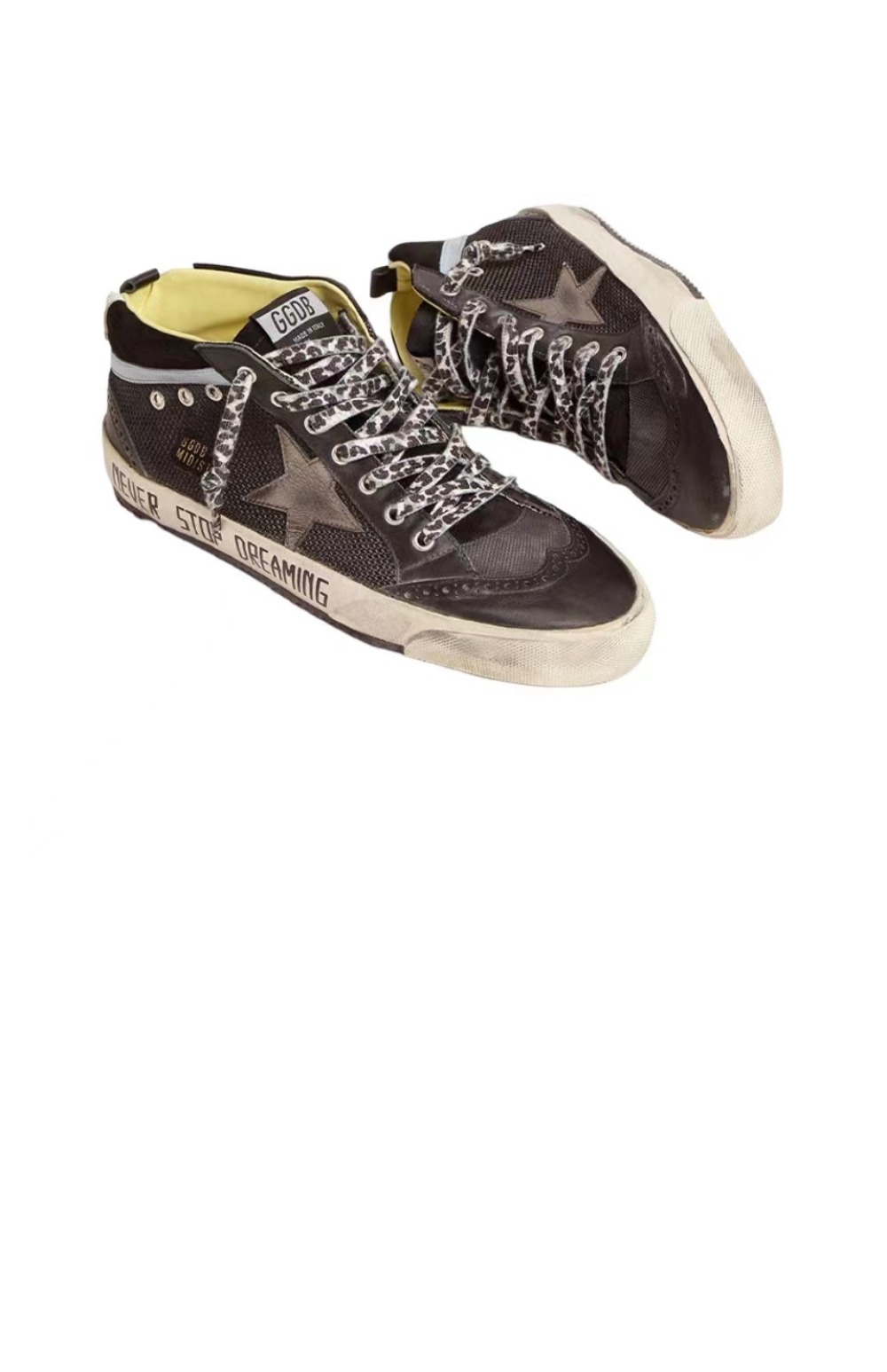 골든구스 미드 스타 스니커즈 00123
